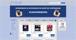 Desktop Screenshot of cadopresentes.com.br