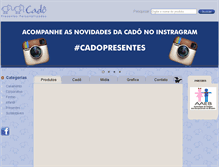 Tablet Screenshot of cadopresentes.com.br